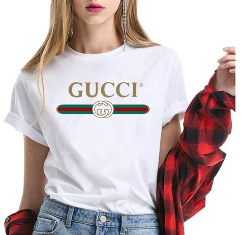 gucci women's t shirt sale|Gucci inspired shirts for women.